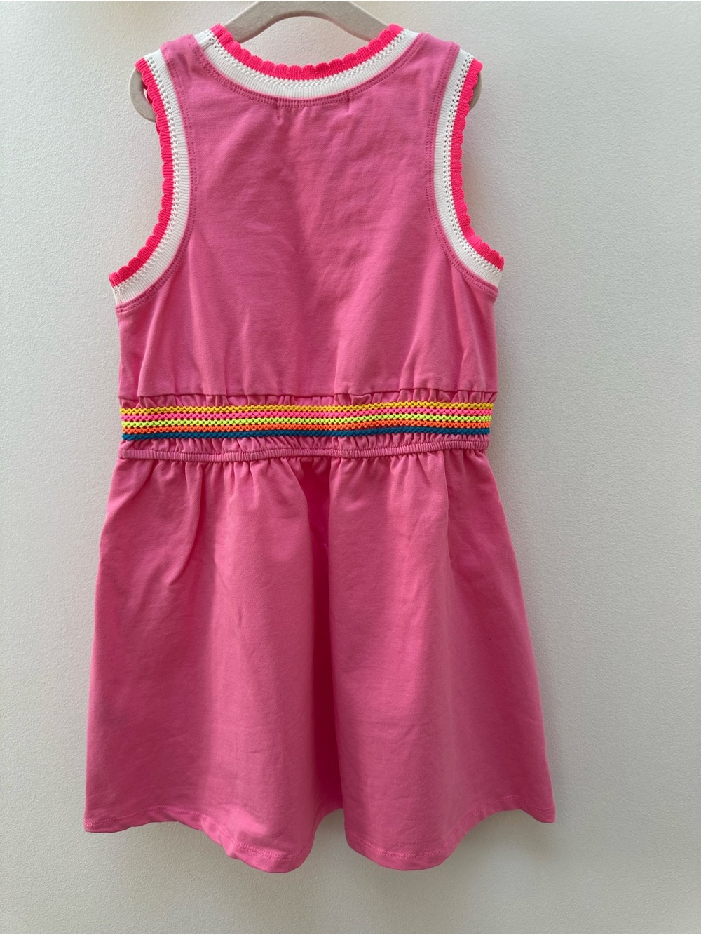 Baby Sara Girls Size 6 Pink Sequin “Just Smile” Dress - Picture 3 of 5